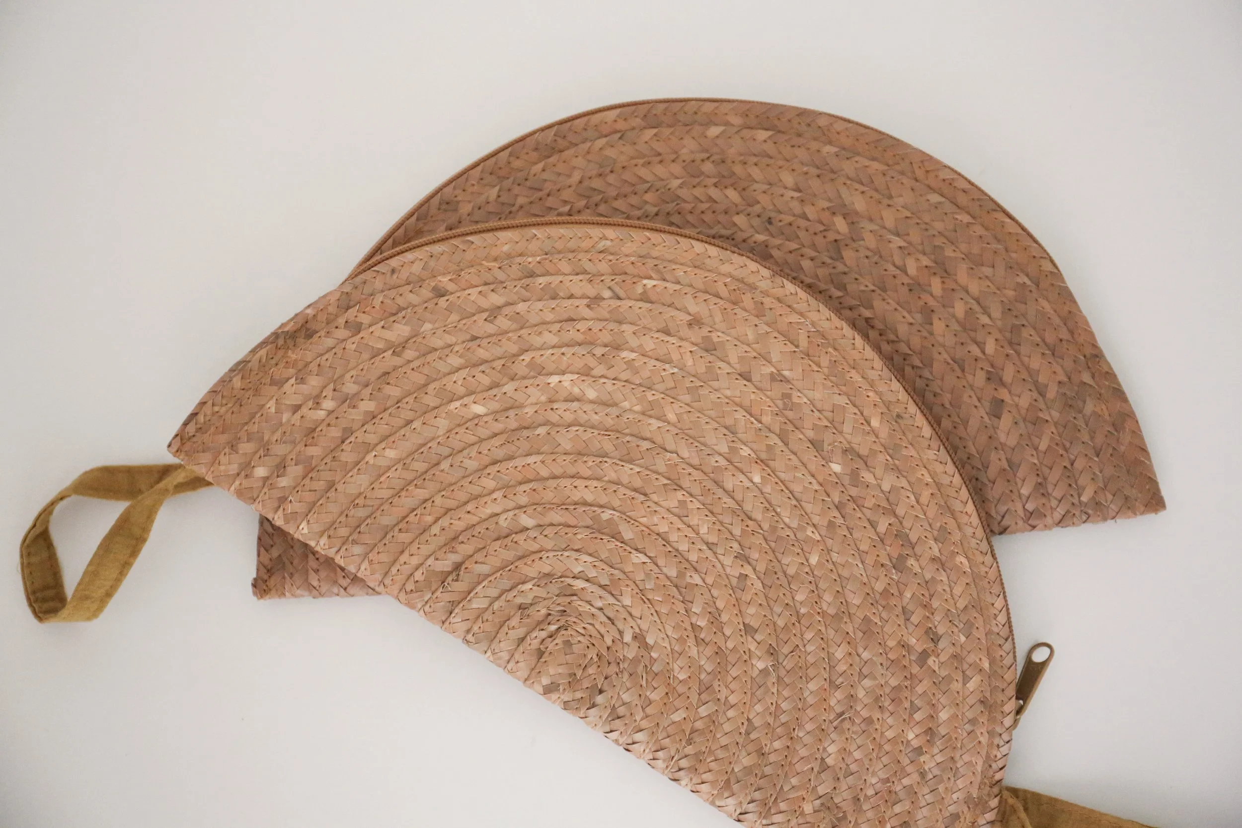 Half Moon Handwoven Raffia Clutch The 8th Drifter